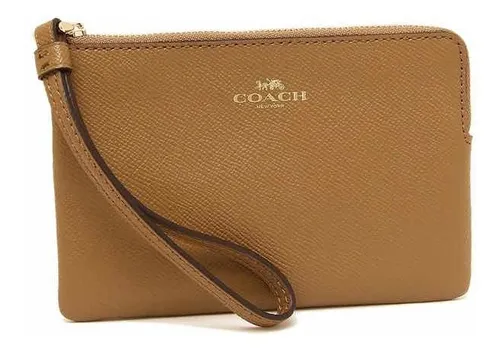 Cartera Para Dama Coach Original Csrn Lth Crn Zip Monedero