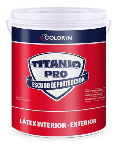 Colorin Titanio Pro Látex Interior - Exterior 4l - Davinci