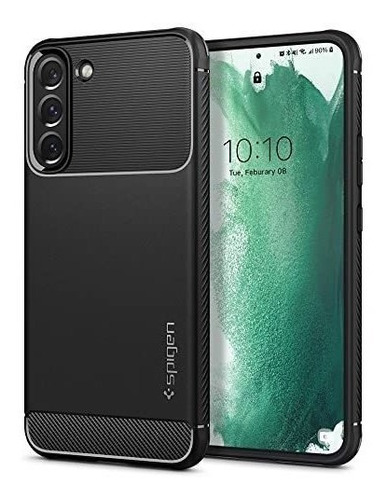 Funda Para Samsung S22 Plus Spigen Rugged Armor Negro