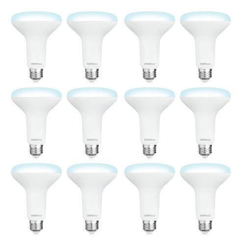 Paquete De 12 Bombillas Led Empotrables Br30 Regulables Cri8