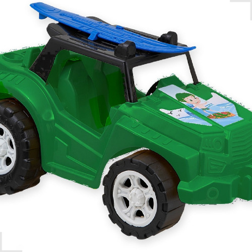 Brinquedo Buggy Trilha Verão Bugui Carrinho Infantil Praia Cor Verde Personagem Buggy Bugui