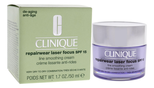 Crema Clinique Para Ropa Reparadora Laser Focus Spf 15 50 Ml