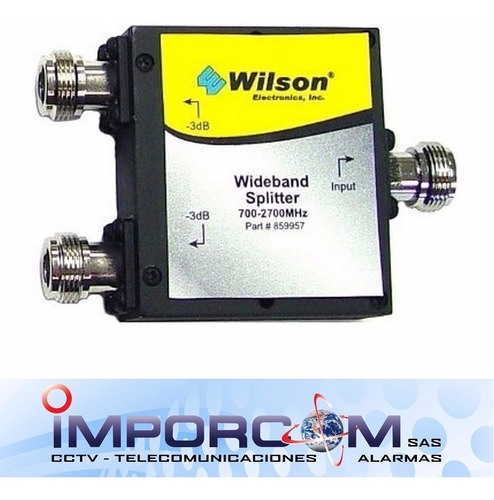 Splitter Amplificador Celular 2 Sentidos Wilson 700-2700mhz