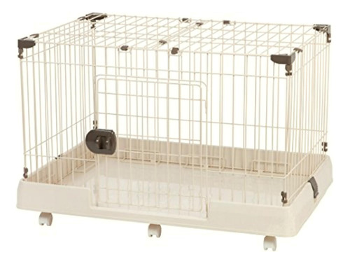 Iris Usa Medium Portable Wire Animal Cage, Easy Assembly