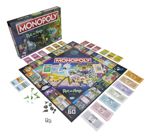 Hasbro MONOPOLY RICK AND MORTY EDITION RICK AND MORTY EDITION F4247 Inglés