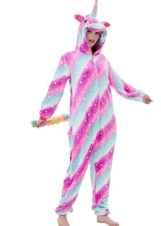 Pijamas Unicornio Pijama Completa Mameluco Disfraz Adulto