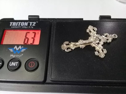 Imagen 10 de 10 de 267 Se Vende Crusifijo En Plata T, G.hecho A Mano Garantizad