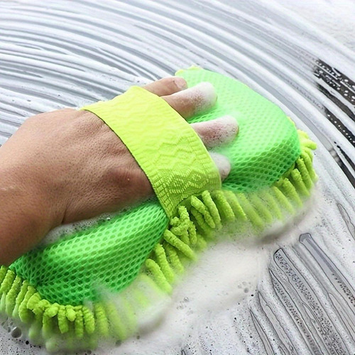 Lavado De Autos De Esponja Vehículo Lavado Guantes De