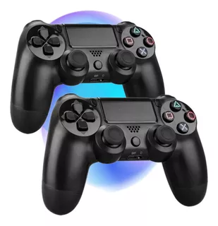 Kit 2 Controles Para Ps4 Dualshock Manete Sem Fio Bluetooth