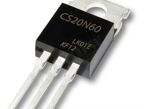 Transistor Mosfet 20n60 Metalico