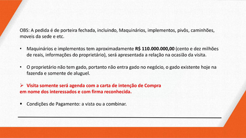 Imagem 12 de 30 de Fazenda 2444 Alqueires, Boa De Água Com Represas E Rio, Fábrica De Ração, 29 Pivôs, Área De Pastagem, Colônia, Casa Sede 600m2, Galpões,pista De Pouso - Fa00102 - 70229637