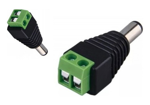 Adaptador Macho Tipo Jack De 3.5mm Polarizado De 12v 2 Unid