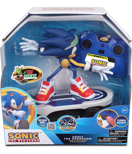 Sonic The Hedgehog Patineta A Control Remoto Rc Free Riders