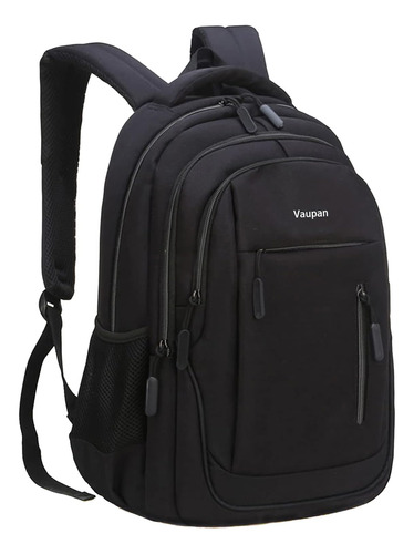 Mochila Para Laptop Con Gran Capacidad Y Bolsillos-negro