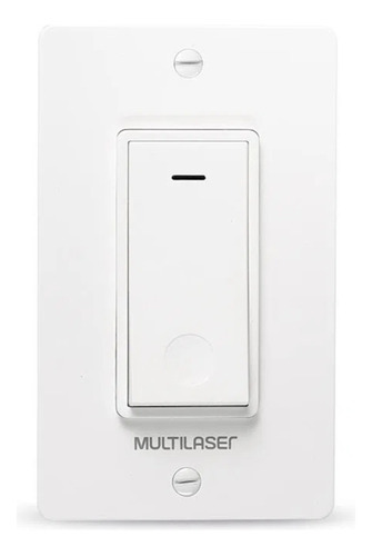 Interruptor Inteligente Multilaser Liv 1 Tecla Wi-fi - Se235 Cor Branco