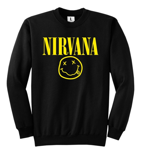 Buzo Clasico Nirvana - Logo - Friza Premium 