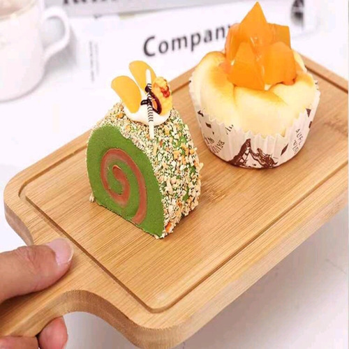 Tabla Para Picar Rectangular Con Mango De Madera