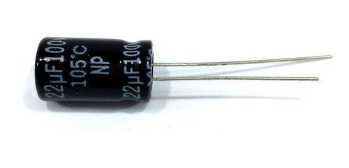 10 Capacitor Bipolar 22uf 100v 105°c