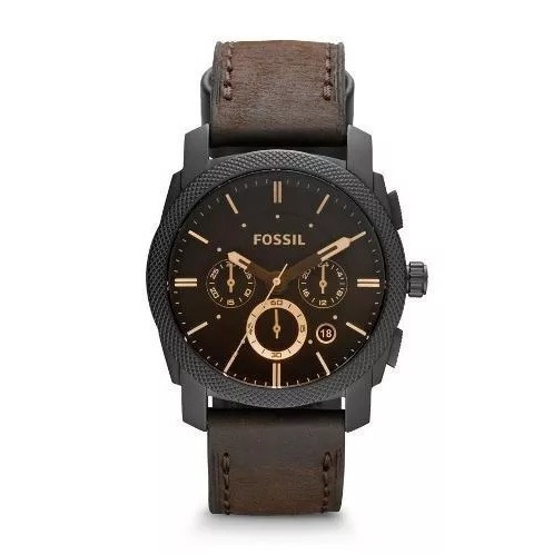 Relógio Fossil Masculino Machine Chronograph Ffs4656/z C/ Nf