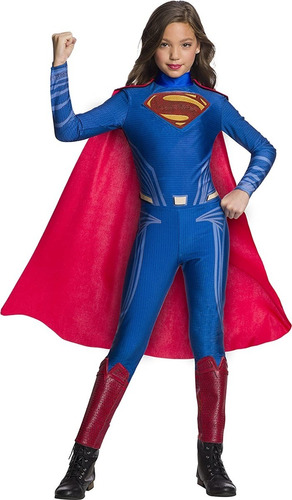 Disfraz Supergirl Liga De La Justicia Original Niña