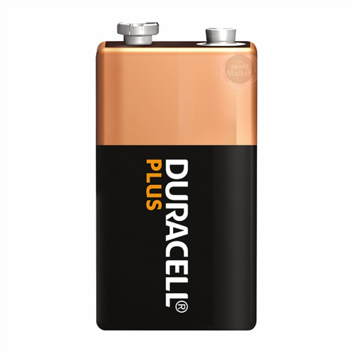 Batería 9v Duracell Pila Alcalina X Unidad