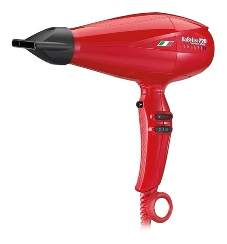 Secador de pelo BaBylissPRO Secador v1 Volare BaByliss pro 110v Volare V1 BABFRV1 rojo 220V