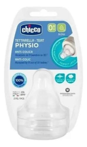 Tetina Physio Silicona Perfect 5 Y Wellbeing Chicco X 2