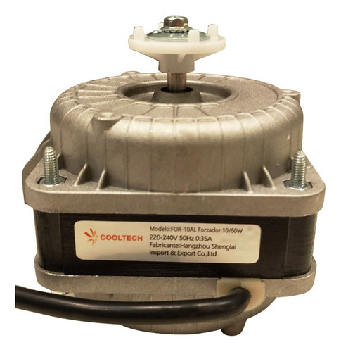 Motor Forzador Heladera Comercial 10/60 W. Para Pala De 25