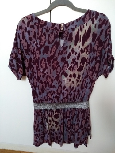 Blusa Feminina Juvenil Recorte Ombro Elástico Cintura Roupa