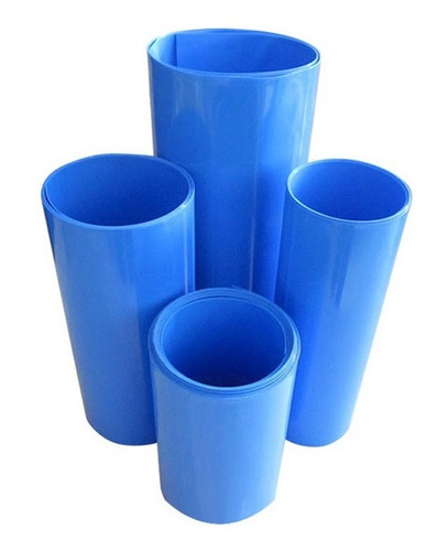 Tubo Termorretráctil De Pvc 70mm Baterías Litio 18650x 50cm