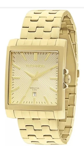 Relógio Masculino Dourado Technos Executive 2115koz/4x.
