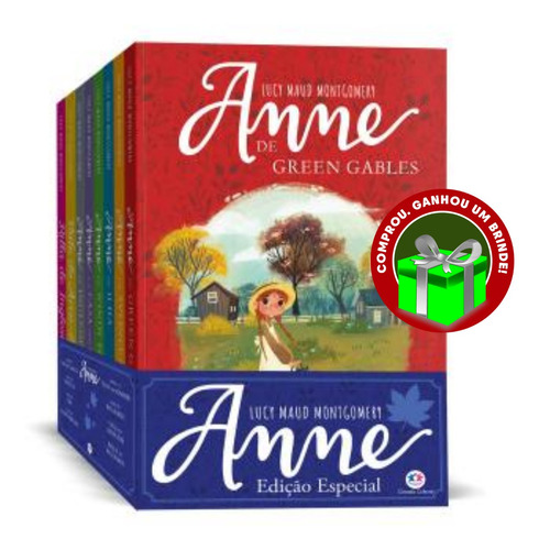 Coleção Anne De Green Gables 8 Livros + Diário De Aventuras