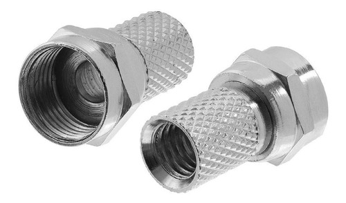 Conector Coaxial Modelo Rg-6 Pack De 10 Unidades