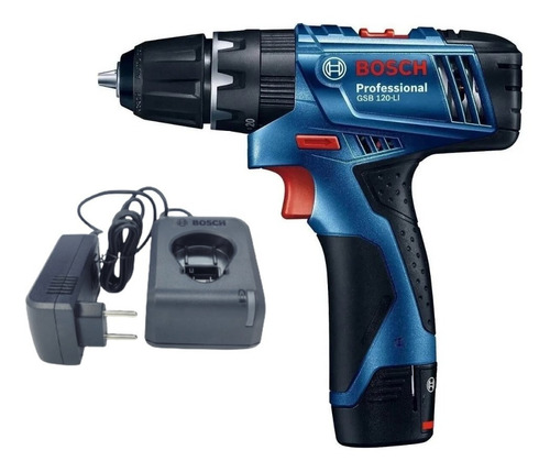 Destornillador de impacto Bosch con batería de 12 V, Gsb 120-li, color azul, 127 V/220 V