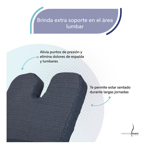 Asiento Lumbar Memory Foam