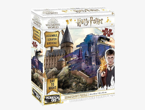 Rompecabezas Harry Potter Hogwarts Castillo Scratch 500 Piez