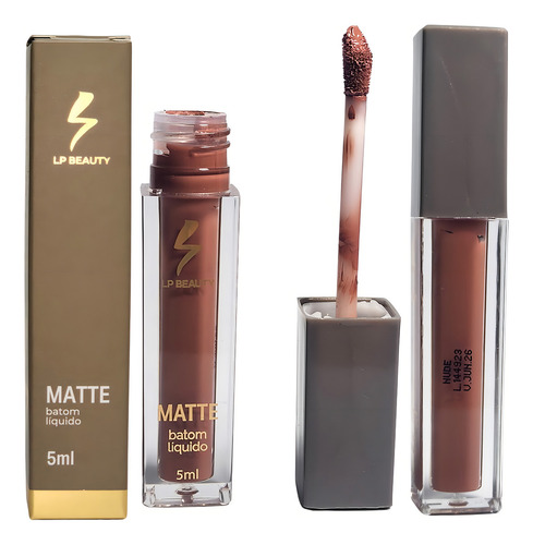 Leticia De Paula Batom Matte Nude Acabamento Mate