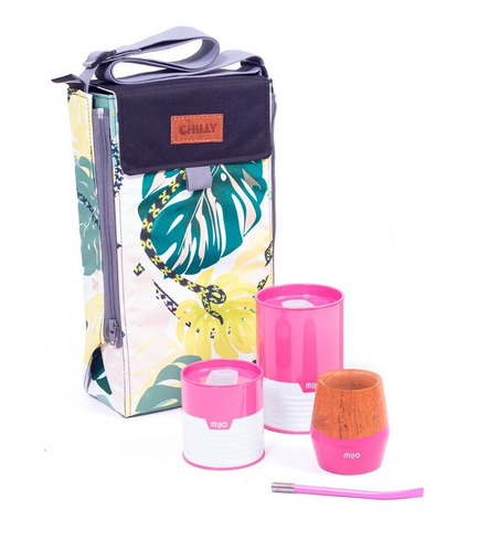 Imagen 1 de 7 de Equipo De Mate Chilly Bolso Matero + Mate + Yerbera