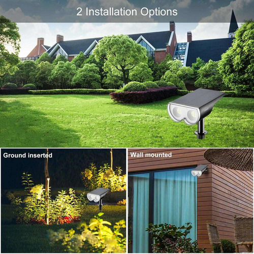 Focos Solares De Paisaje De 16 Led, Luces De Punto De L...