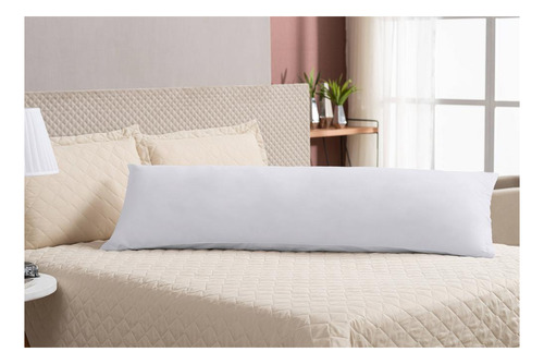 Xuxão 1,50m Branco Para Dormir Abraçado Refil Silicone