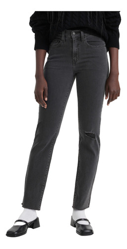 Jeans Mujer 724 High Rise Straight Negro Levis 18883-0273