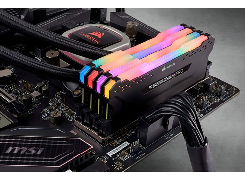 Memoria Ram Corsair Vengeance Rgb Pro 128gb 4x32gb Ddr4 3600