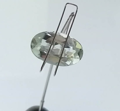 Heliodoro 3.940 Cts Oval Pedras Natura 14x8 Mm Praziolita A