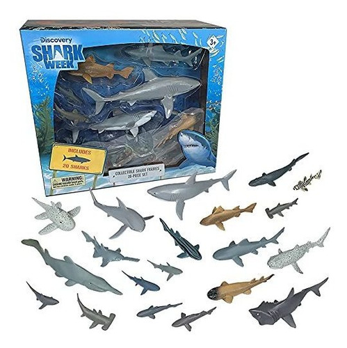 Figura De Dinosaurio Shark Week Discovery - Juego De Juguete