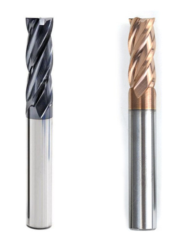 Fresa End Mill Tungsten 4 Flautas Plana 10mm Cnc Metal Acero