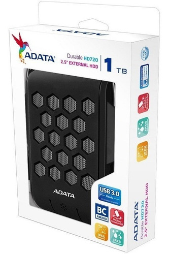 Adata Disco Duro Externo 1tb Portatil Hd720 Uso Rudo