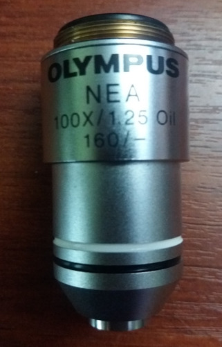 Lente Objetivo 100x/1.25 Oil Para Microscopios Olympus