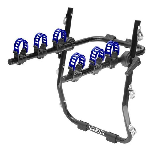 Imagen 1 de 9 de Porta Bicicleta Auto Baul Sparco Universal Para 3 Bicis