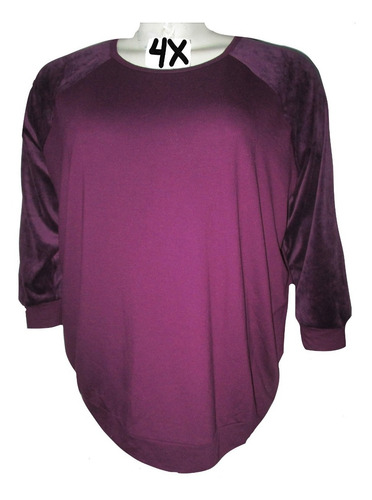 Sudadera Guinda Uva Plus Mujer Talla 4x ( 48 / 50 ) Old Navy