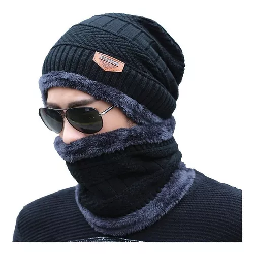 Gorro Calido para el Frío Invierno Gorras Térmicas de Lana para Hombre y  Mujer